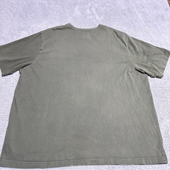 Covington Men’s XXL Light Army Green Pocket T-Shirt 100% Cotton Casual Tee - Picture 2 of 6